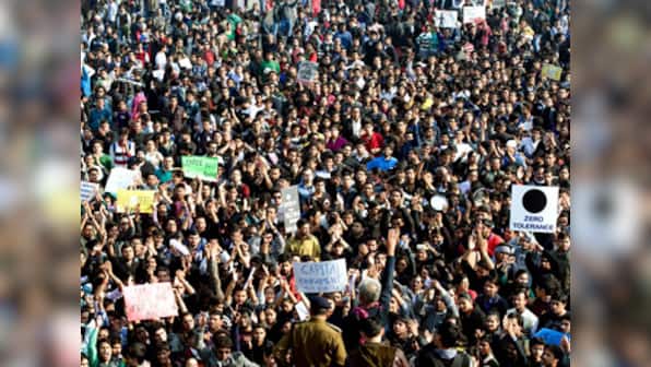 No leader, no mobiliser, no politics, just anger at Vijay Chowk