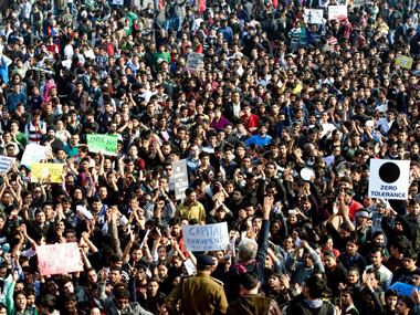 No leader, no mobiliser, no politics, just anger at Vijay Chowk No leader, no mobiliser, no politics, just anger at Vijay Chowk