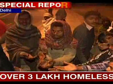 In Delhi's biting cold, the poor shiver and bear it In Delhi's biting cold, the poor shiver and bear it