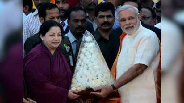 Jaya-Modi axis takes on UPA over 'ideological poverty' 