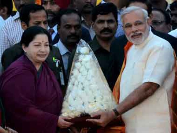 Jaya-Modi axis takes on UPA over 'ideological poverty' 
