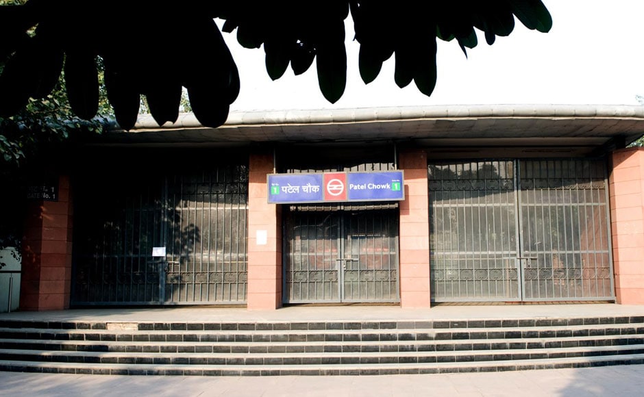 The police have closed 10 metro stations in and around central Delhi for security purposes. Seen here is the closed gate of the Patel Chowk Metro Station. Naresh Sharma/Firstpost. The police have closed 10 metro stations in and around central Delhi for security purposes. Seen here is the closed gate of the Patel Chowk Metro Station. Naresh Sharma/Firstpost.