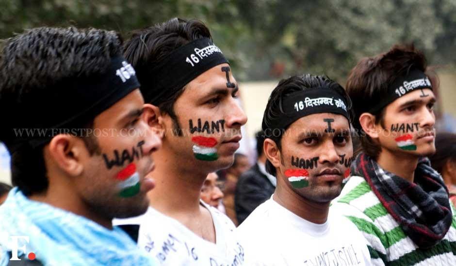 Protesters demand justice a month after the Delhi gangrape incident. Naresh Sharma/Firstpost Protesters demand justice a month after the Delhi gangrape incident. Naresh Sharma/Firstpost