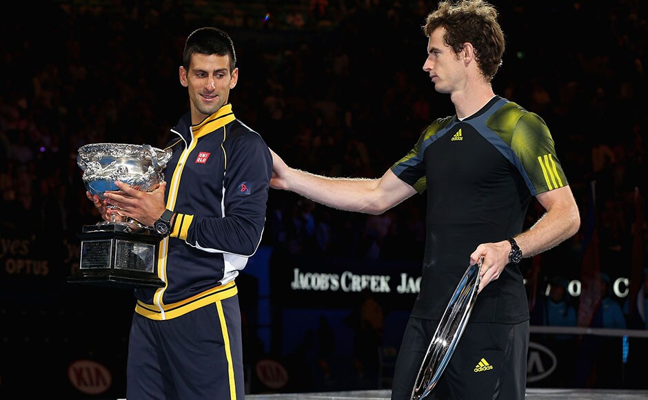 Images How Djokovic Outplayed Murray To Defend Australian Open Firstpost