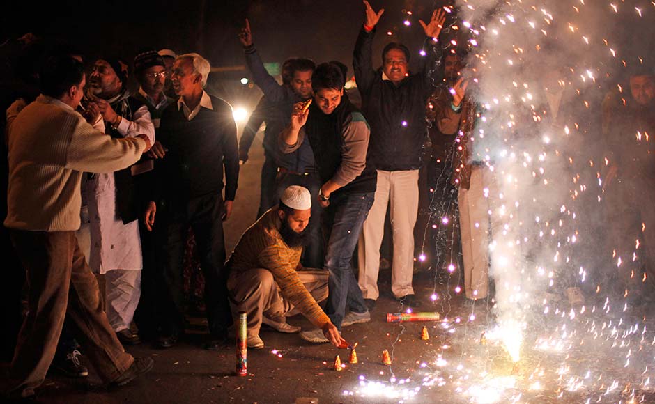 Congress party supporters celebrate outside the party headquarters in New Delhim, after the appointment of Rahul Gandhi as Vice President of the party. AP Congress party supporters celebrate outside the party headquarters in New Delhim, after the appointment of Rahul Gandhi as Vice President of the party. AP