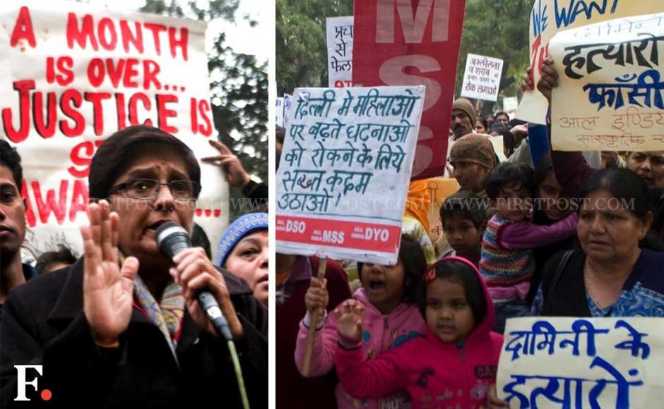Kiran Bedi protests against the Delhi gangrape at Jantar Mantar. Naresh Sharma/Firstpost Kiran Bedi protests against the Delhi gangrape at Jantar Mantar. Naresh Sharma/Firstpost