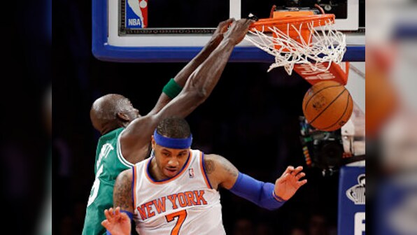 NBA: Pierce leads Boston Celtics past New York Knicks