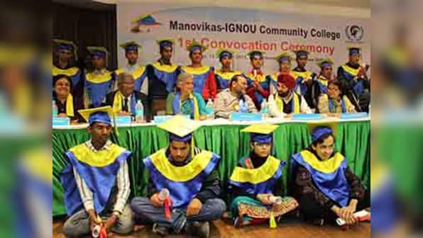 A college for the differently abled, arms them with a certificate, pride