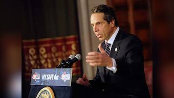 New York enacts gun-control law, first since Newtown school shooting