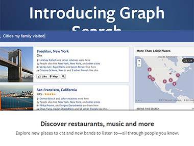 Screengrab of Facebook Graph Search. 