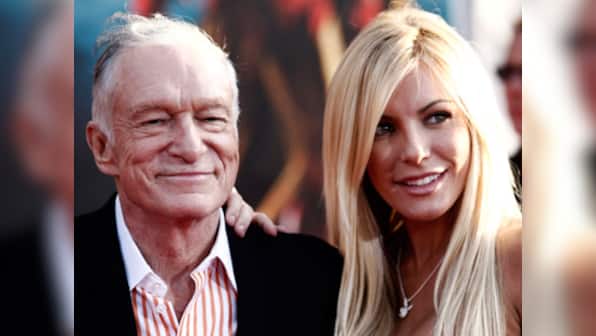 Hugh Hefner celebrates New Year's eve by getting married 
