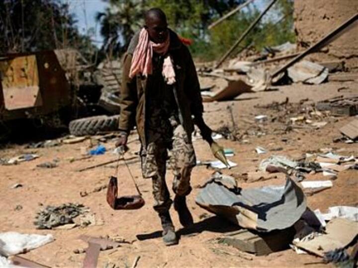 Malian forces take take control of key town after rebels retreat