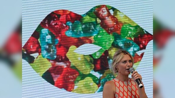 Sharapova sets up candy shop in Australia