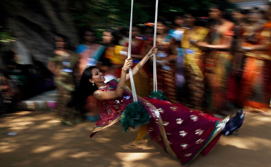 Students of a city college celebrate Pongal. Firstpost Students of a city college celebrate Pongal. Firstpost