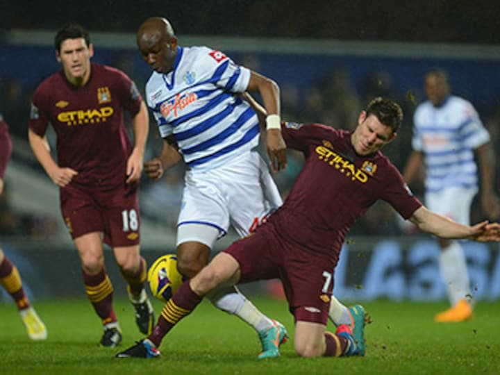 EPL: Man City draw with QPR, fail to close gap on United
