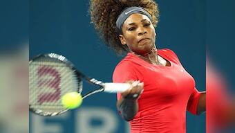 Serena advances at Brisbane; Stosur, Wozniacki crash out 