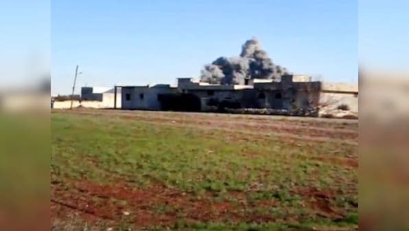 Rebels take control of air base in significant blow to Assad regime