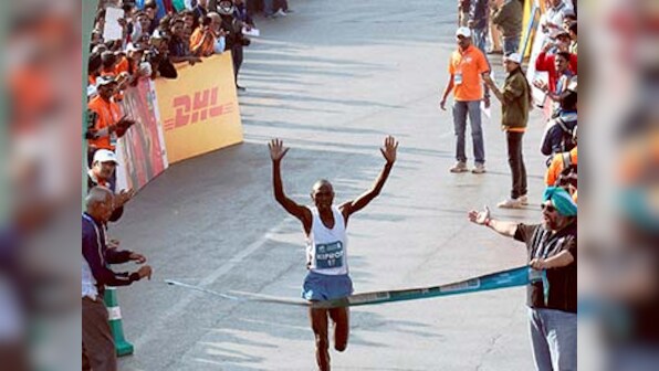 Ugandan Kiprop, Kenyan Valentine break Mumbai Marathon records 