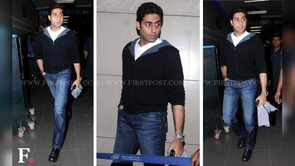 Images: Snapped! Abhishek Bachchan at the Mumbai international airport