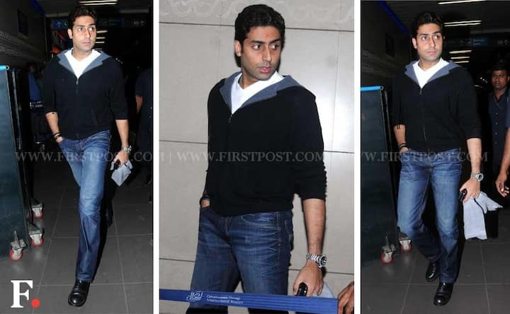 Images: Snapped! Abhishek Bachchan at the Mumbai international airport