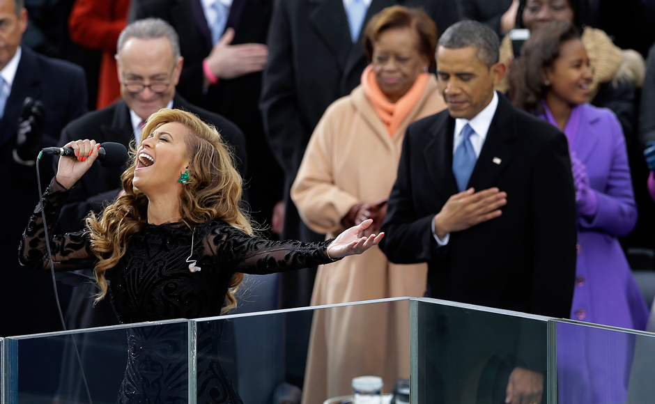 Images: Beyonce brings the house down at Obama's swearing in Images: Beyonce brings the house down at Obama's swearing in
