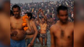 'Flying camera', GPS mark rare 'sangam' of tech and tradition at Maha Kumbh