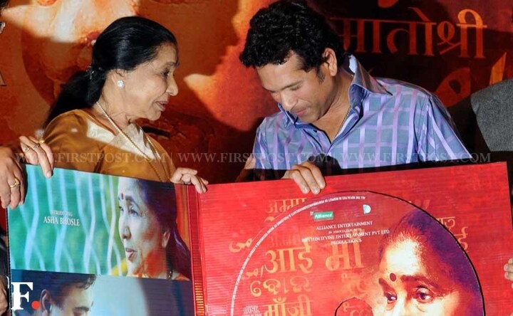 Images: Asha Bhonsle's songs are Sachin Tendulkar's favourite