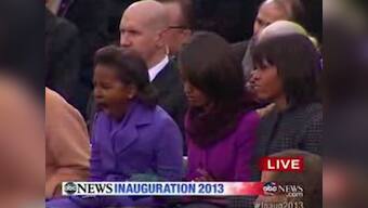 Viral video: Obama's daughter Sasha yawns during her father's speech