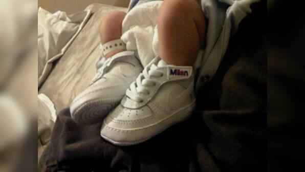 Shakira's baby boy Milan on Twitter