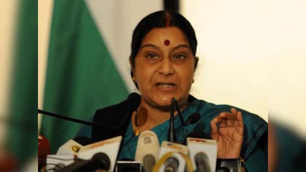 Bring ten heads from Pak to avenge Hemraj's death, says Sushma