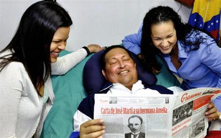 Venezuela shows first Chavez photos, says has trouble speaking Venezuela shows first Chavez photos, says has trouble speaking