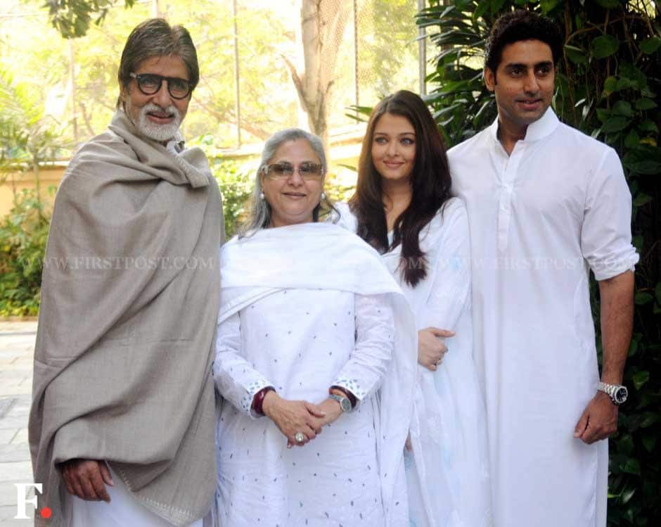Images Amitabh Bachchan And Family Come Out In Support Of Girl Child Images Amitabh Bachchan And Family Come Out In Support Of Girl Child