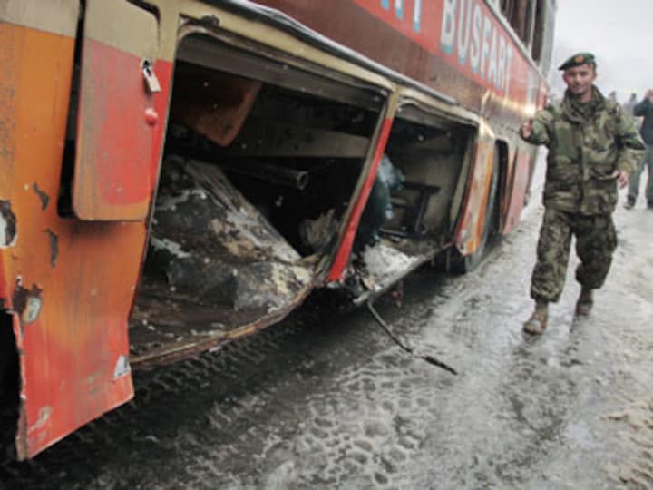 Seven wounded as suicide bomber attacks Afghan army bus