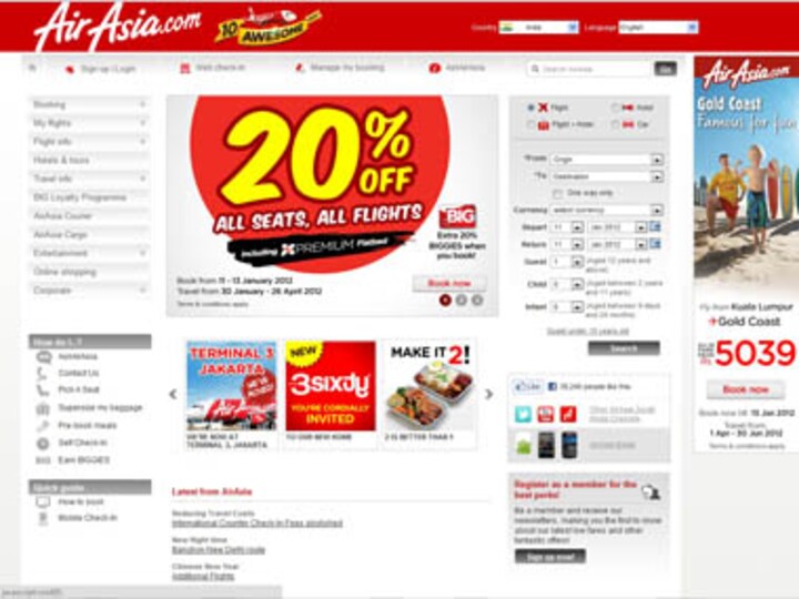 Air Asia applies for airline JV with Tata Sons