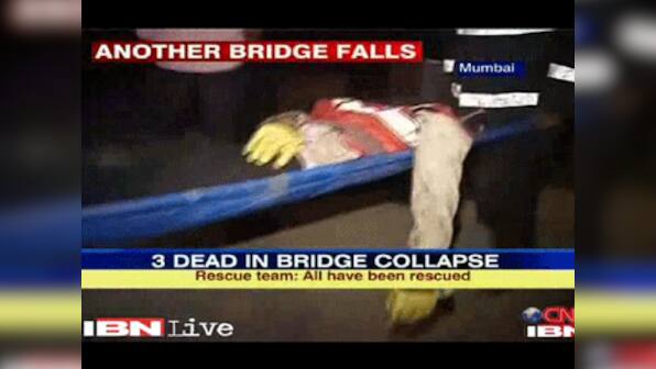 Under-construction bridge collapses in Mumbai, three dead