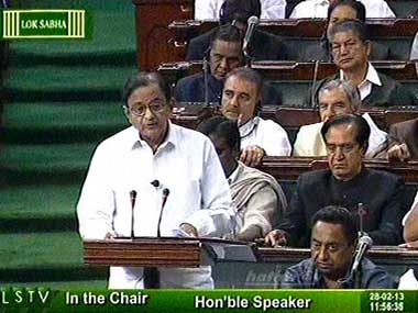 Screengrab of budget speech. 