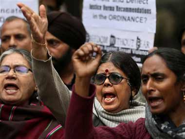 Protests against Delhi gnagrape. AP