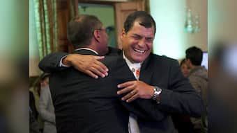 Ecuador election: President Rafael Correa cruises to re-election victory