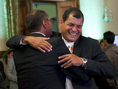 Ecuador election: President Rafael Correa cruises to re-election victory Ecuador election: President Rafael Correa cruises to re-election victory