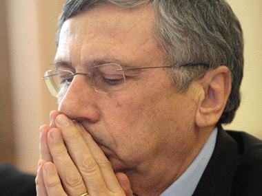 A file photo of Finmeccanica Chairman and Chief Executive Officer Giuseppe Orsi. Reuters