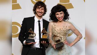 Gotye, Kimbra win record of the year award at Grammys