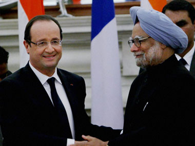 France has given India steadfast support: PM after meeting Hollande France has given India steadfast support: PM after meeting Hollande