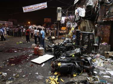 Hyderabad blasts: Five students among 14 dead Hyderabad blasts: Five students among 14 dead