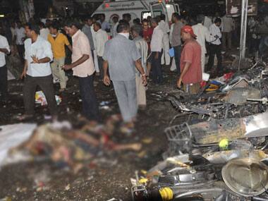 At the blast site, too much of activity, very little of action. AP