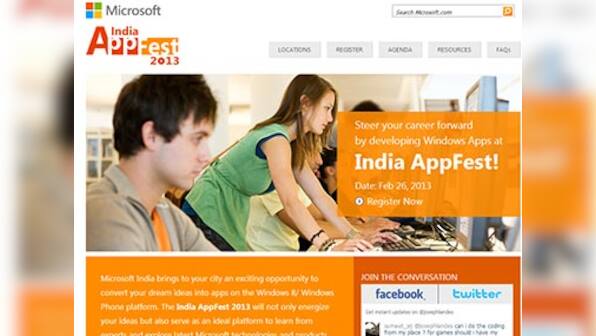Microsoft's AppFest for Indian students begins on 26 Feb