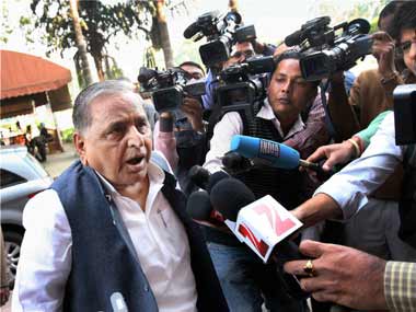 Samajwadi Party chief Mulayam Singh Yadav. PTI