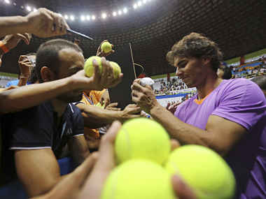 The smile is back. Rafael Nadal wins first title since return The smile is back. Rafael Nadal wins first title since return