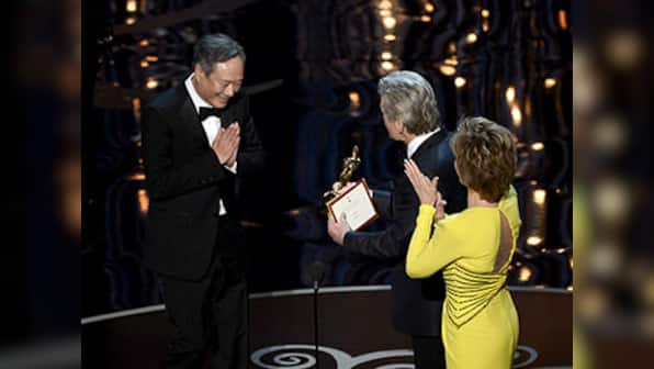 Hey India, back off. It's Ang Lee's Oscar, not yours (despite the namaste)