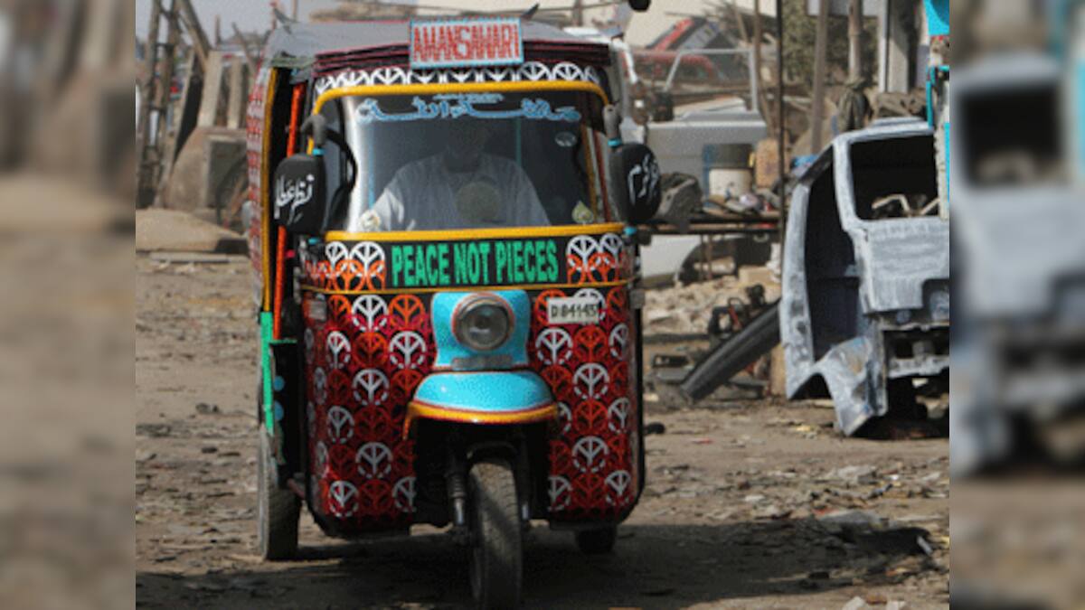 How a Pakistan activist is using rickshaws to counter extremism – Firstpost