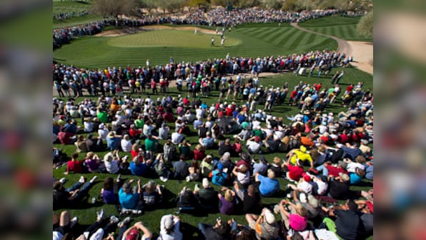 Double-bogey costs Mickelson PGA tour 36-hole record
